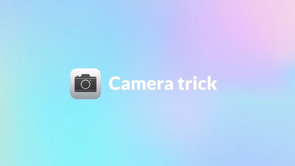Camera trick performed with Voila on iPhone